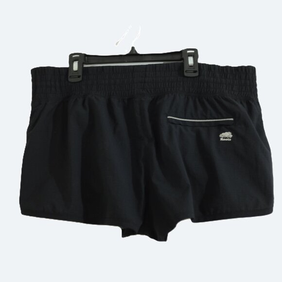 Roots black active shorts size L - Picture 2 of 6